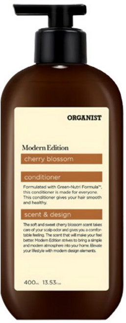 오가니스트 체리블라썸 모던 컨디셔너, 1개, 400ml