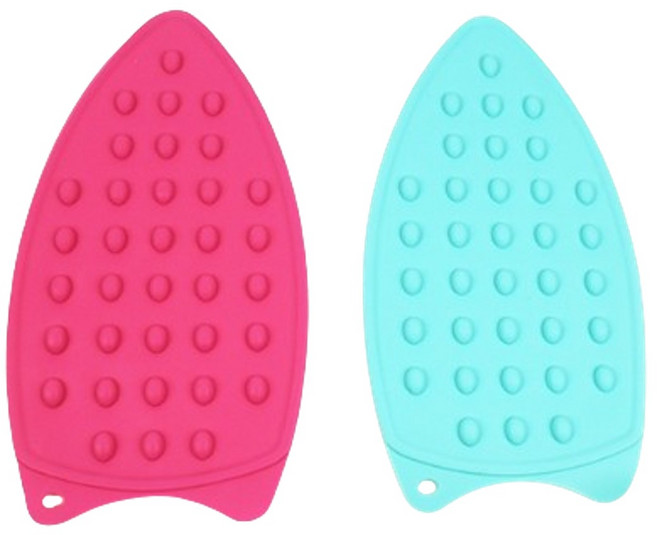 AN 다리미 받침대 실리콘 거치대 홀더 깔개 논슬립 깔개, 1개