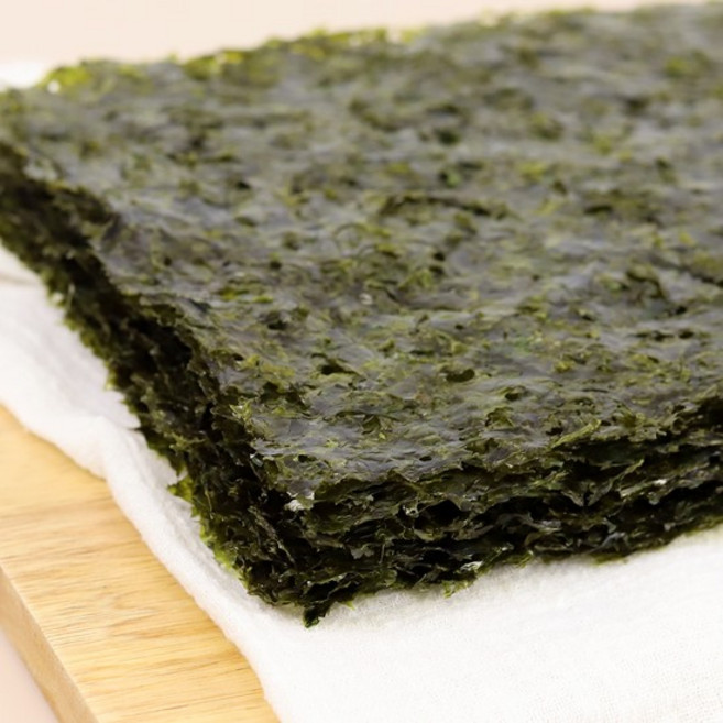 해트리 국내산 무조미 구운 곱창김 전장김 10장, 없음