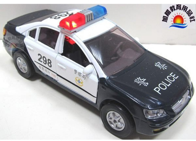 TIANQIU AG13 LR44H 鈕扣電池, 1個, 新款LR44電池聲光迴力合金黑白警車