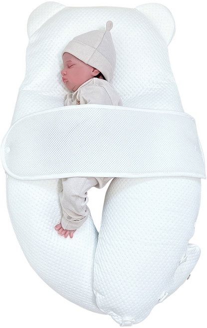 베로로 허그곰 신생아 아기 옆잠베개, 초냉감(듀라론)