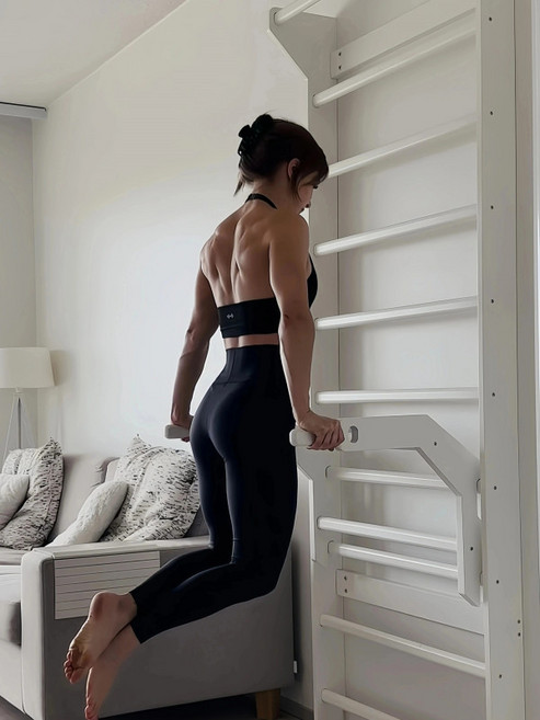 슈로스바 홈 트레이닝 스포츠 헬스 필라테스 월바 실내 스트레칭, 블랙 230x70 연장봉 포함