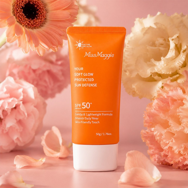 Miss Maggie 워터풀 톤업 선크림 SPF 50+ PA++++ 50ml 1개