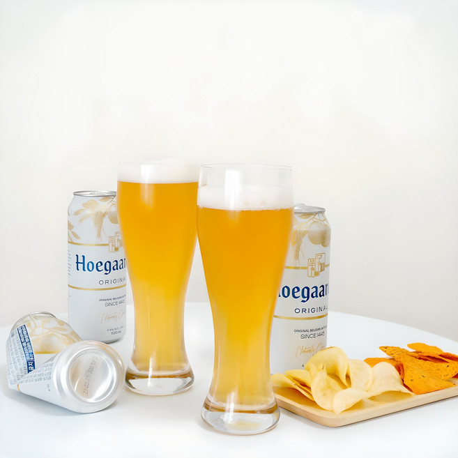 인블룸 롱 튤립 글라스 맥주잔 555ml, 2개