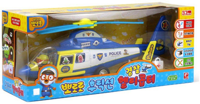 뽀로로 후릭션 경찰 헬리콥터 아동 유아 장난감, 1