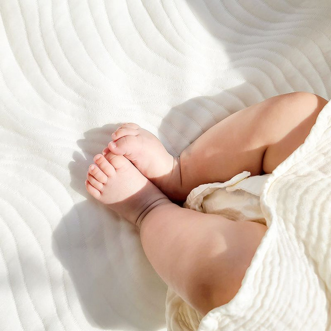 헬로미니미 신생아 아기 방수패드 무형광 방수요