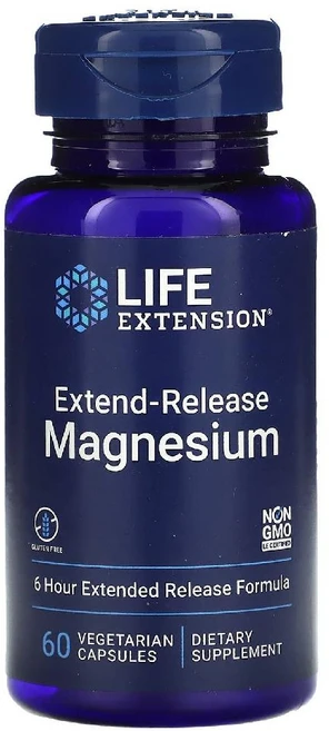 라이프 익스텐션 연장 방출 마그네슘 베지 캡슐 60정(캡슐 1정당 250mg), Life ExtensiON 온, 연장 방출 마그네슘,, 1개 - 쿠팡