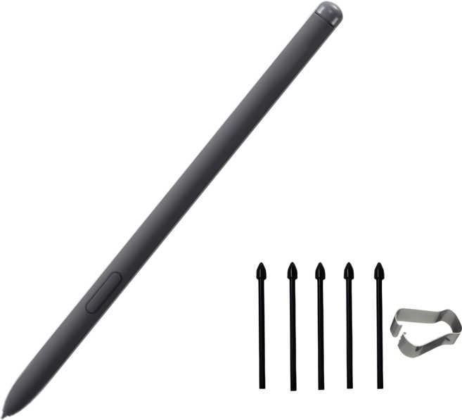 베러고잉 갤럭시탭 구몬펜 S6 교체형 호환 S펜 + 펜촉, 1개, 블랙(최고급형)