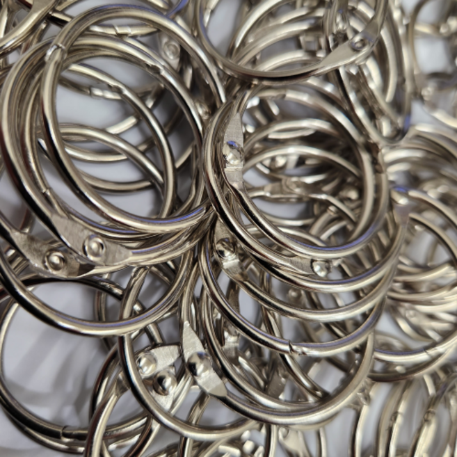 웰컴투 서류문서 카드링, 160개입, 30mm