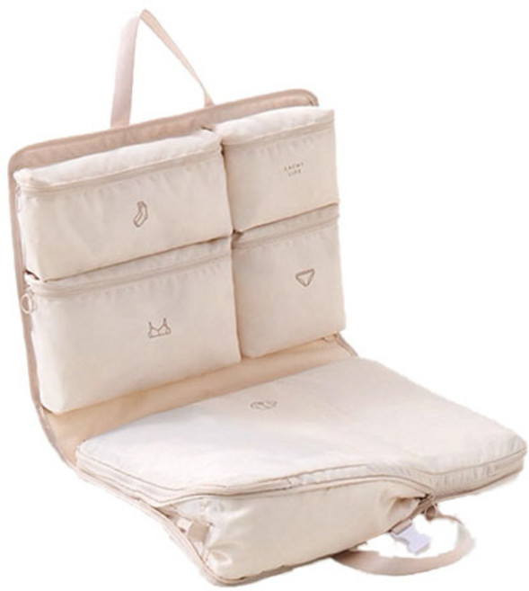 旅行收納整理包 多層分隔設計 輕巧材質 旅行居家兩用