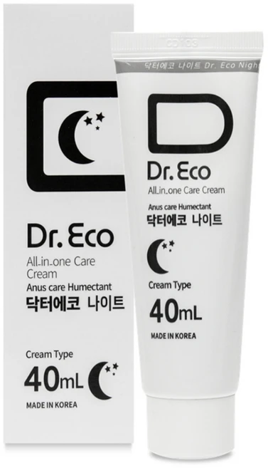 동일제약 닥터에코나이트 센텔라크림 항문건조 가려움 전용크림 / 스테로이드 무첨가 / 병풀성분+유황크림 항문보습 연고타입 건조함 따가움 사타구니 아누스크림 남자 여성, 1개, 40ml - 쿠팡