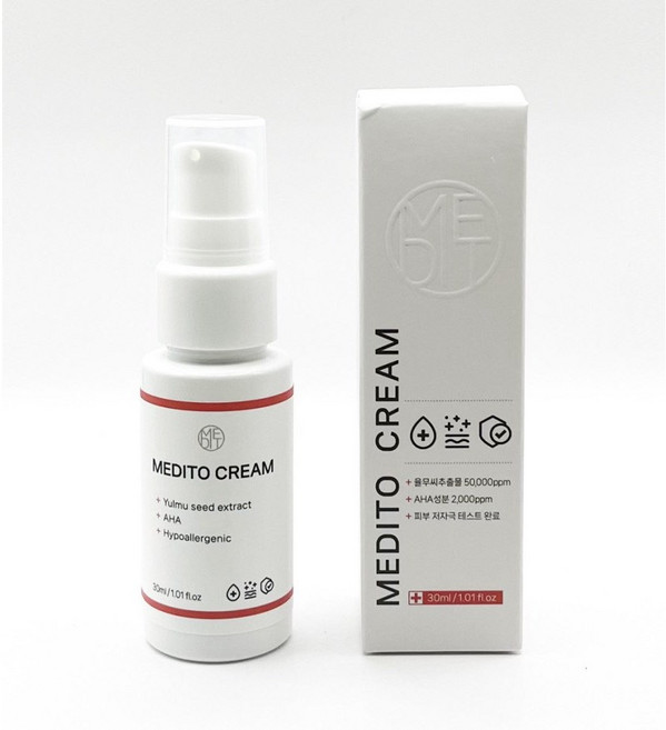 메디토크림 제거 얼굴 목 아하 크림 30ml, 2개