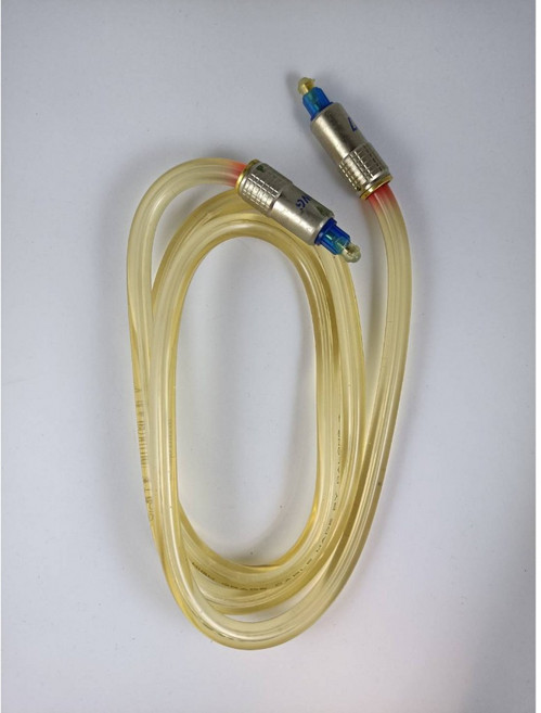 AV線 數位影音光纖線 方頭對方頭 1M 線徑6mm 透明色, 1個