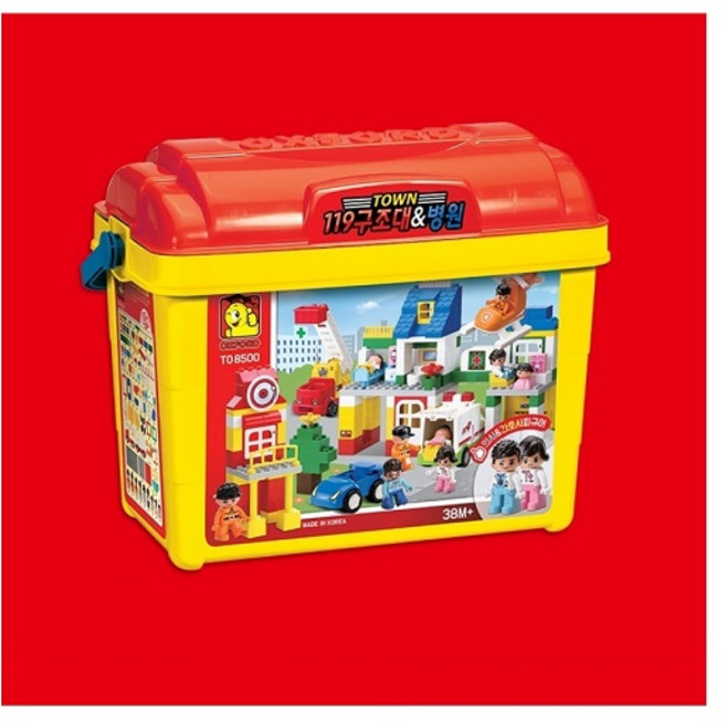 옥스포드 타운 119구조대 앤 병원 블록 TO8500, 1개