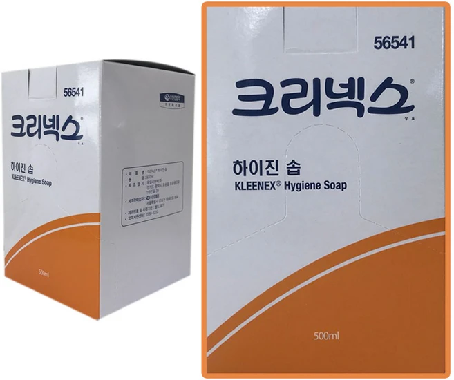 물비누 크리넥스 하이진 솝 500ml 56541 하이진플러스, 1개 - 쿠팡