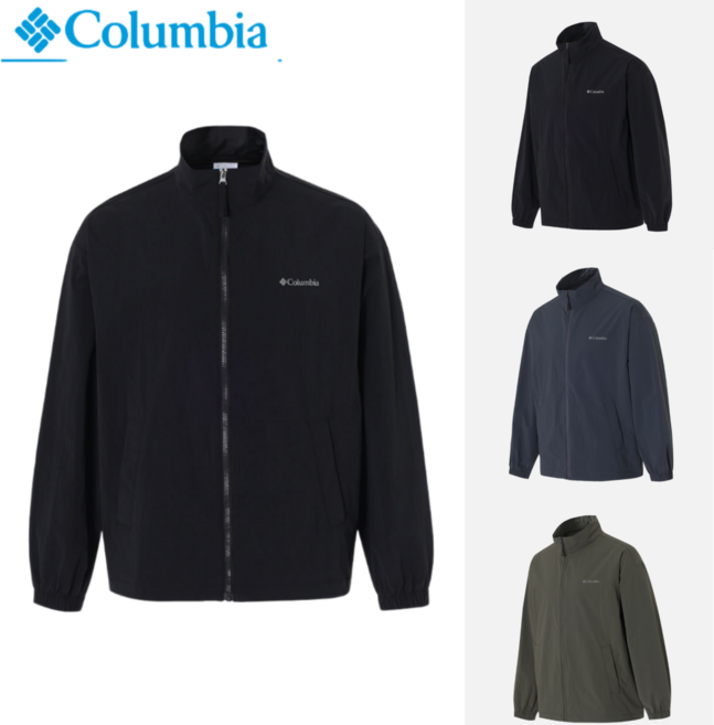 [정가129000원] 컬럼비아 남성 가을 초경량 바람막이 자켓 풀집업 간절기