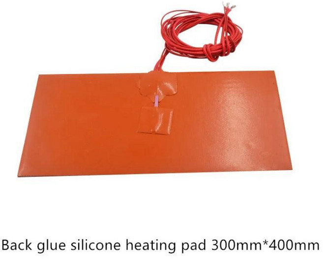 실리콘 가열 패드 히터 프린터 히트 베드, 4) 12V 300W - Black, 1개