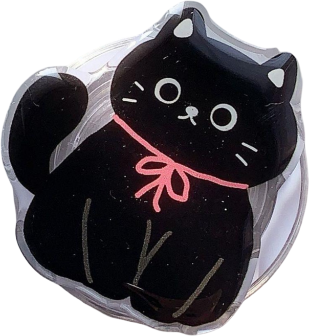 코즈 귀여운 맥세이프 그립톡 스마트톡 자석거치대, 1개, 03. 리본냥이