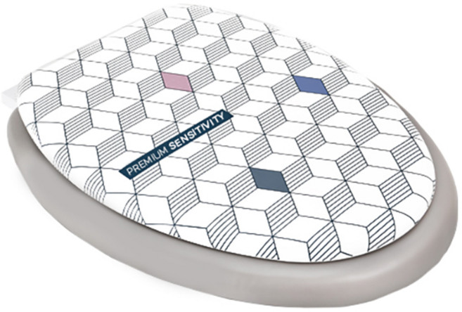 오션웰리빙 PCV 소프트 변기커버 상부조립형 대형, 1개