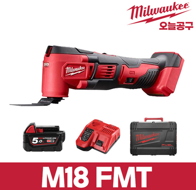 밀워키 멀티커터 M18 FMT 충전 18V FUEL 세트, 6. M18 FMT-501X, 1개