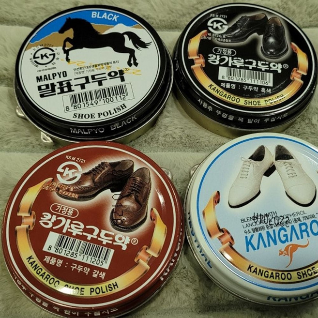 말표 솔세트 구두약 캉가루 CWB8C2E0, 캉가루화이트, 1개