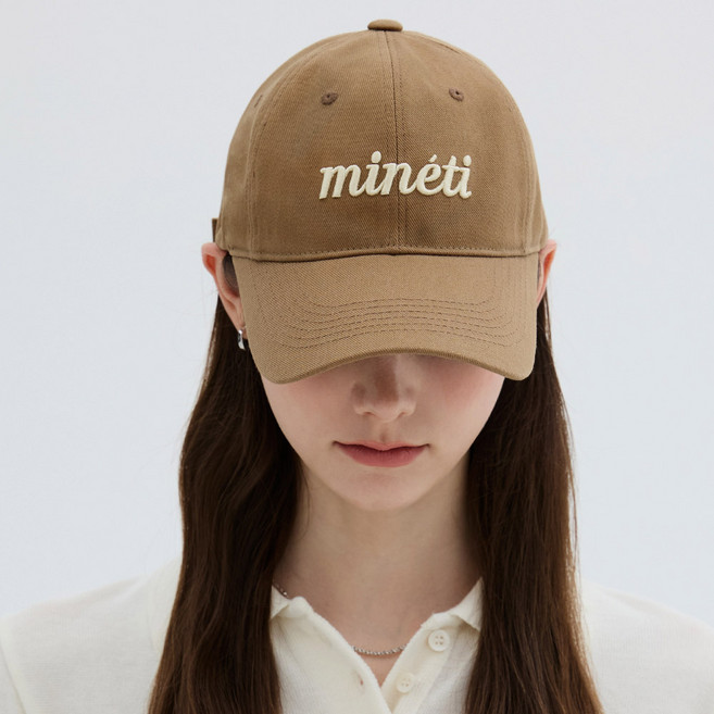 [미네티] 54cm 성인용 이니셜 소두볼캡 스몰사이즈 캡모자 작은머리 연예인