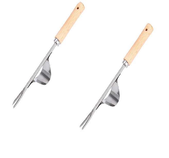 베노아르 텃밭 잡초 제거 풀 뽑기 호미 텃밭 관리 농기구 도구 잡초제거기, 2개