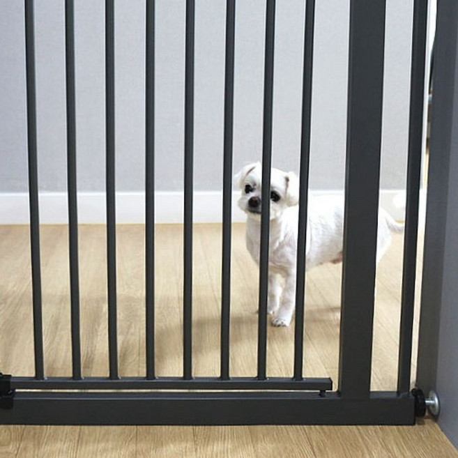 강아지 펜스 확장 패널 애견 울타리 칸막이 M 블랙, 1개, 상세페이지 참조