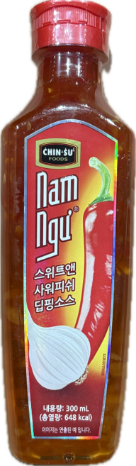 친수 nam ngu ot toi ly son (베트남 고추마늘 소스) 300ml, 2개