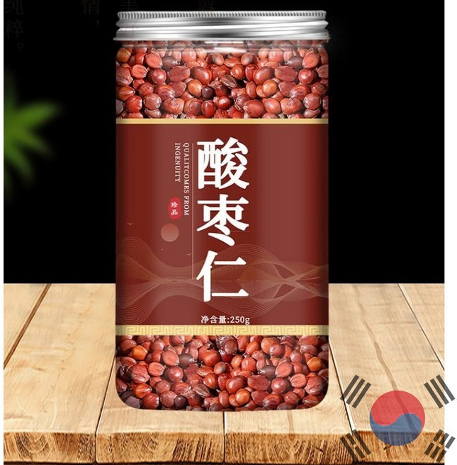 rigiu 국산 볶은 산조인 초산조인 대추씨 원물 편안한 밤 숙면 차 300g [사은품 간식 증정] 519284호 Z3K9W4, 1개, 100g