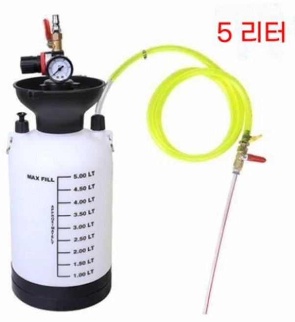 DCT미션 미션오일 교환기 주입기 펌프 드레인, 5 리터