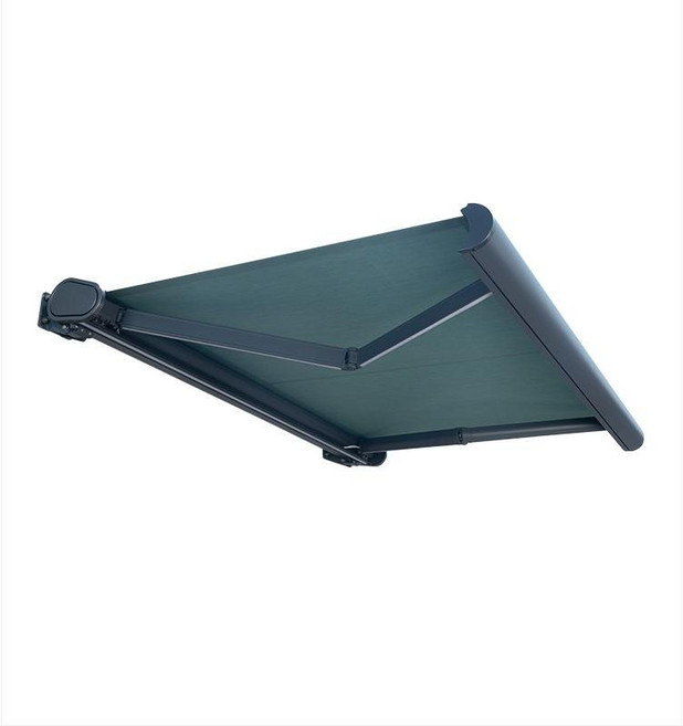 제이베니-954 전동 어닝 자가설치용 방수 천막 가게 옥상 햇빛가리개 접이식 캐노피 수동 고정 자동 DIY, 24. 7m x 3.5m 전기 설치