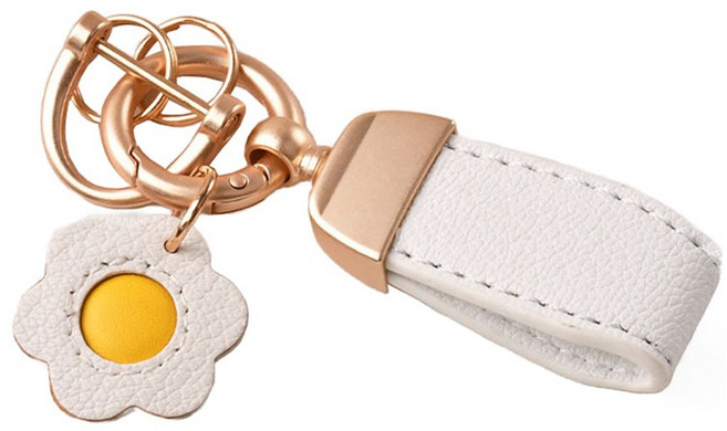 워너프 포인트 키링 키체인 스트랩 악세서리, 화이트, 1개