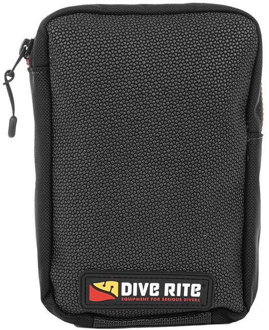 Dive Rite DC 벨로우즈 포켓 수직 지퍼 잠금 블랙 원 사이즈, Dive Rite DC 벨로우즈 포켓, 수직, 지퍼 잠, 1개