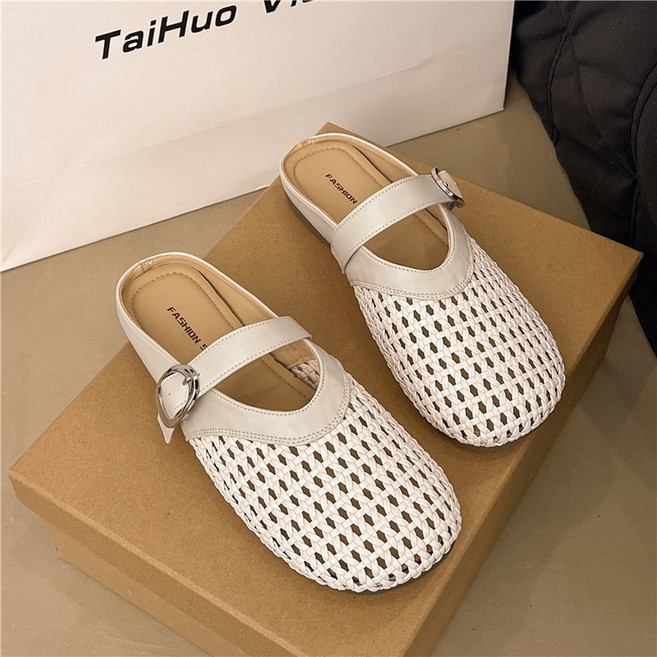 AOKADA 여성 여름 메쉬 뮬 슬리퍼 캐주얼 신발