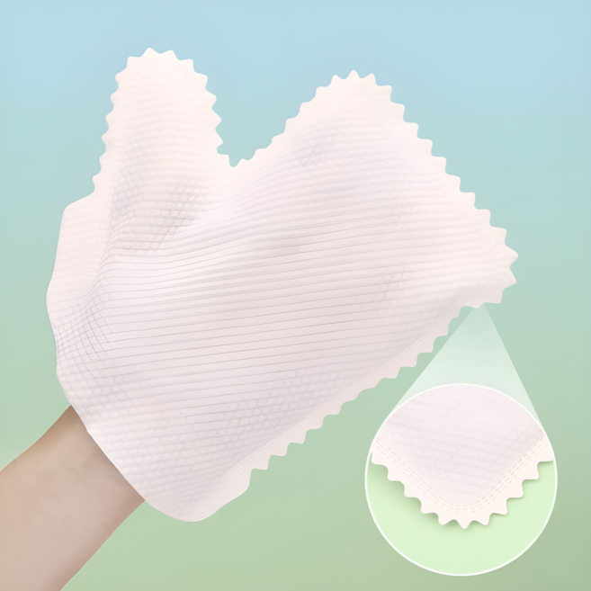 다용도 먼지제거 간편 청소 부직포 장갑형 클리너 50매 세트, 50매입, 화이트