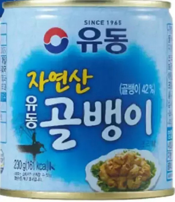 유동 자연산 골뱅이 230g 24개 1박스