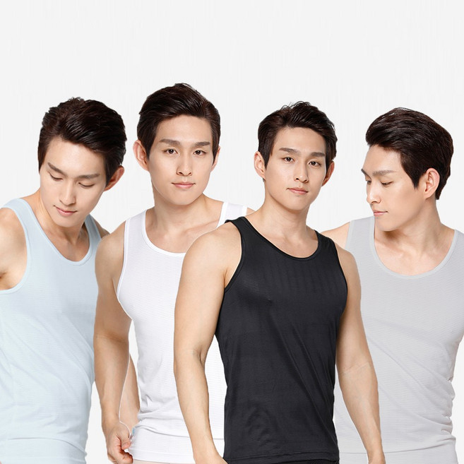 S2527 제임스딘 남성 와일드엑스 쿨론 민소매 런닝