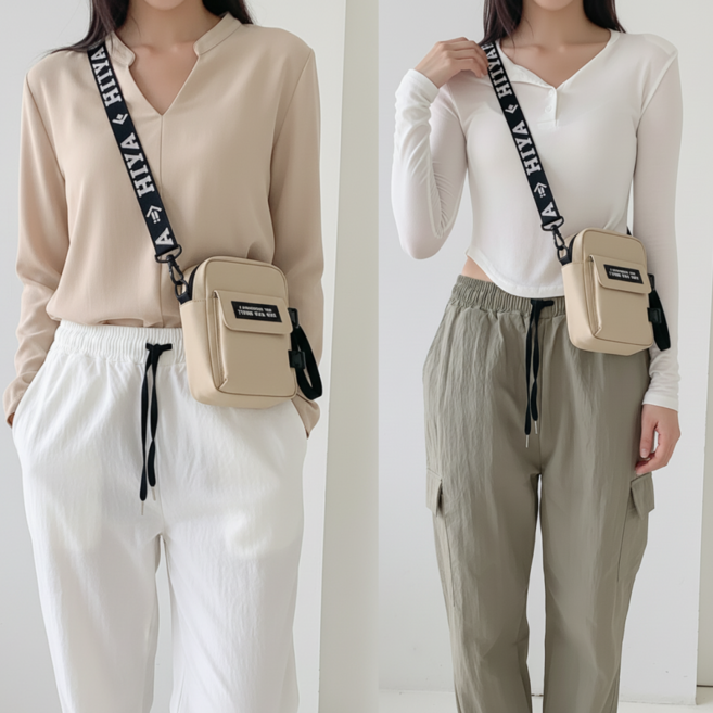 포미온 올데이 라이트핏 아웃도어 크로스백