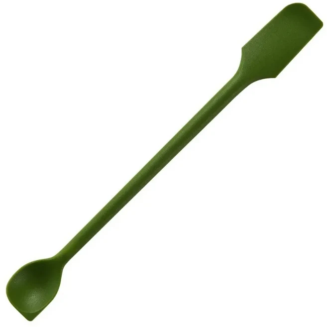 다기능 실리콘 스크레이퍼 미니 더블 2-In-1 과일 잼 화장품 병 주걱 스푼 주방 요리 베이킹 도구. ​, 03 Green