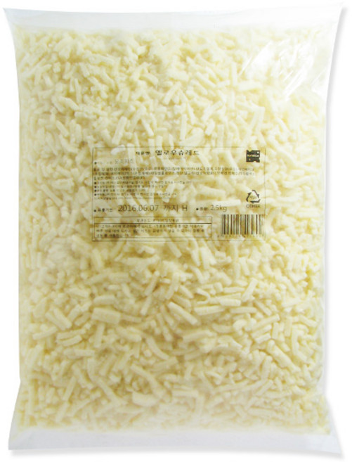 썬리취 PY 피자 치즈 2.5kg (모짜렐라 가공치즈 분식), 1개