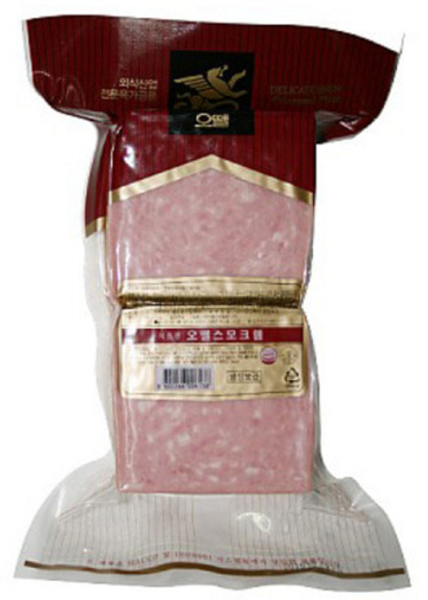 샌드위치햄 스모크햄 오뗄 1kg 아이스박스 아이스팩 포함, 1개