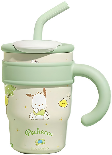 산리오 더블 드링크 보온 텀블러, 포차코, 700ml, 1개