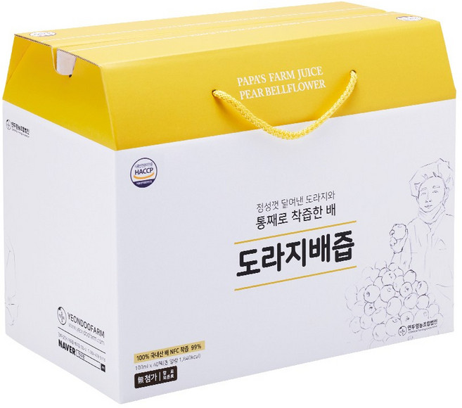 아빠의주스 도라지배즙, 100ml, 40개