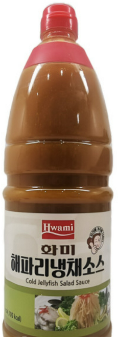 화미 해파리 냉채소스 2.1kg+8개 1박스, 2.1kg, 8개