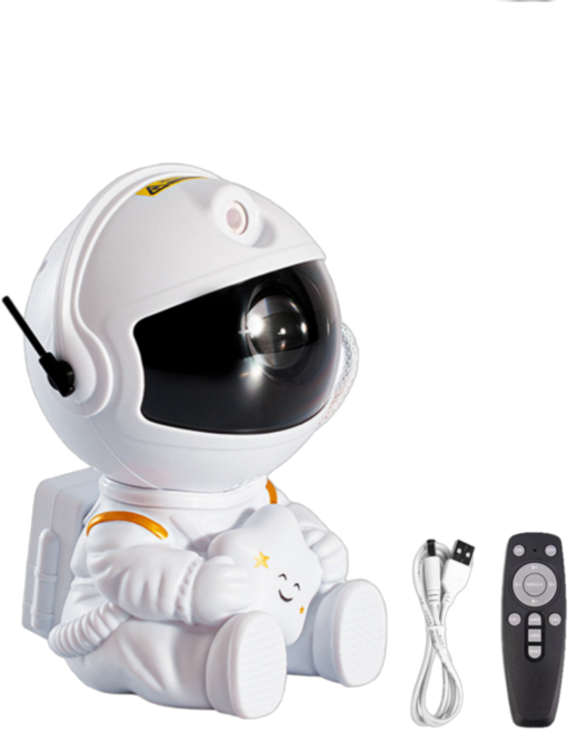 유앤아이 우주인 오로라 무드등, 흰색본체