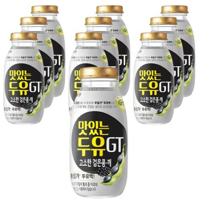 남양 맛있는 두유 gt 고소한 검은콩 병두유, 200ml, 40개