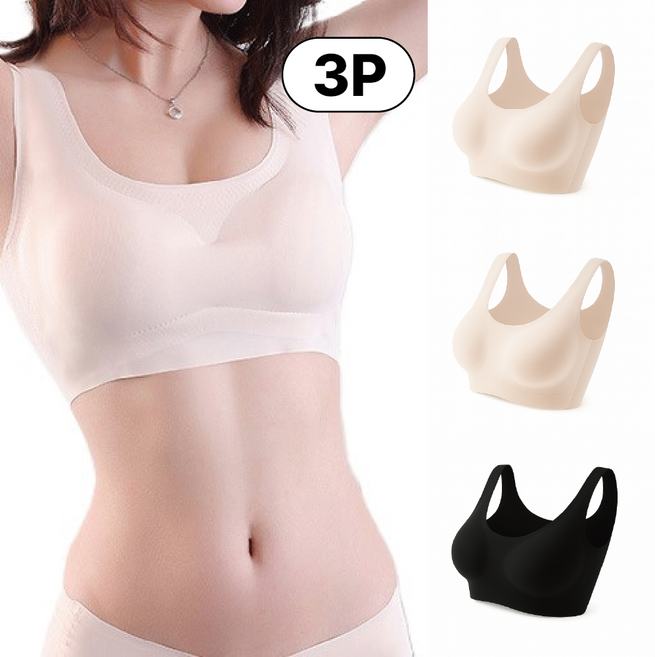 덴코 심리스 무봉제 데일리 브라 3p