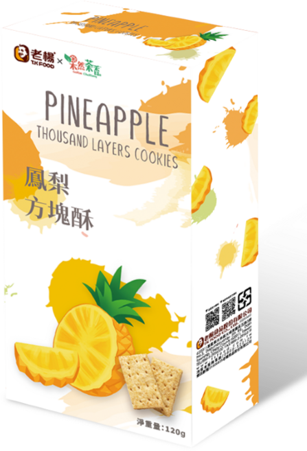 老楊 鳳梨方塊酥 120g, 1個