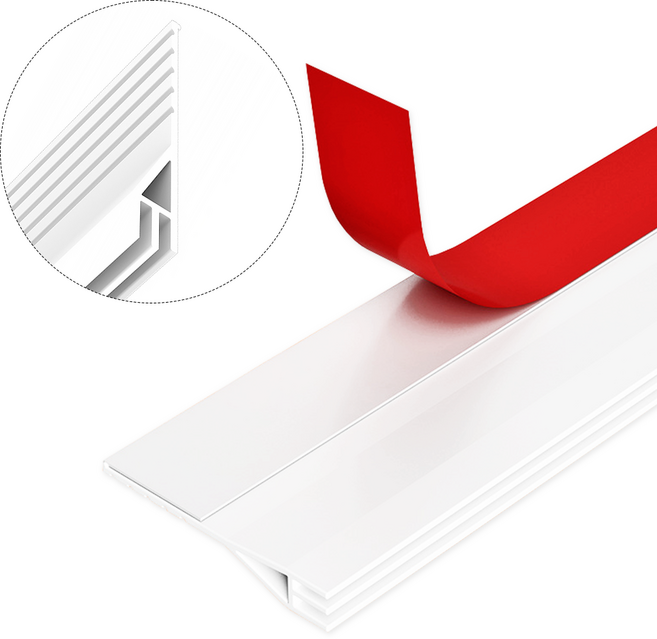 리빙로드 외풍차단 3중 문풍지 틈새막이 3.5cm * 4M, 화이트, 1개